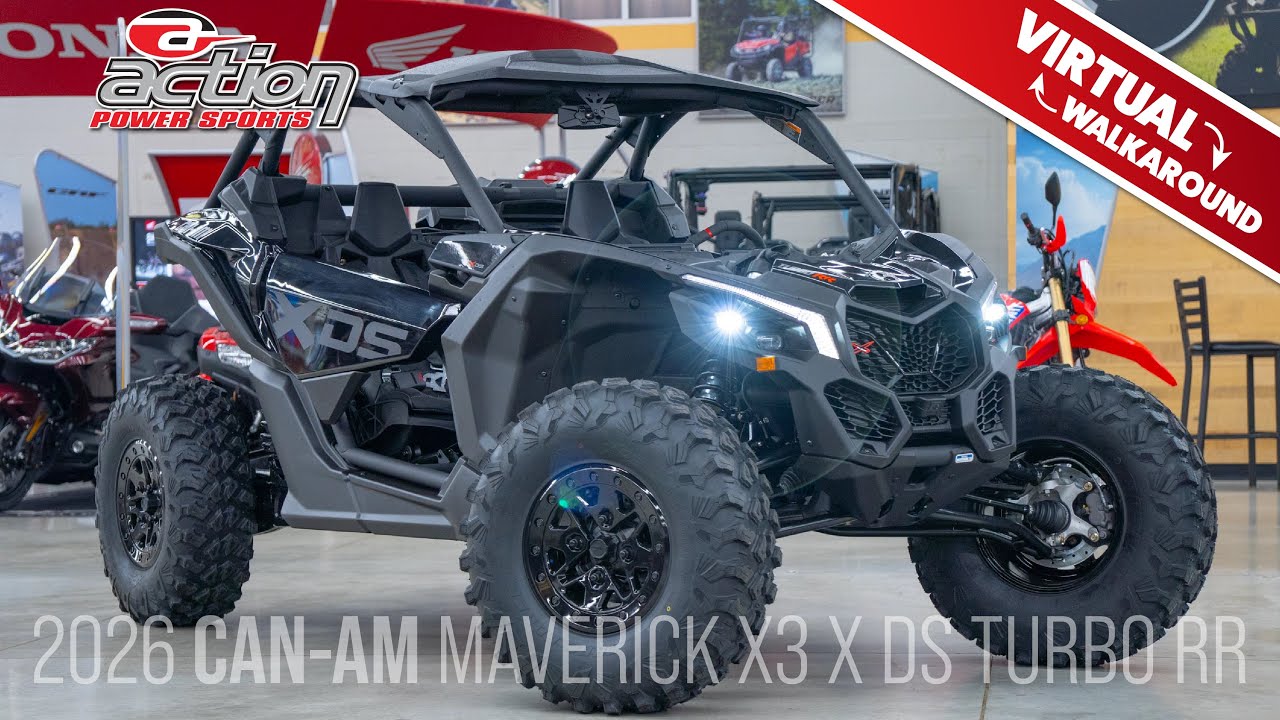 2026 Can-Am Maverick X3 X DS Turbo RR | Virtual Walkaround