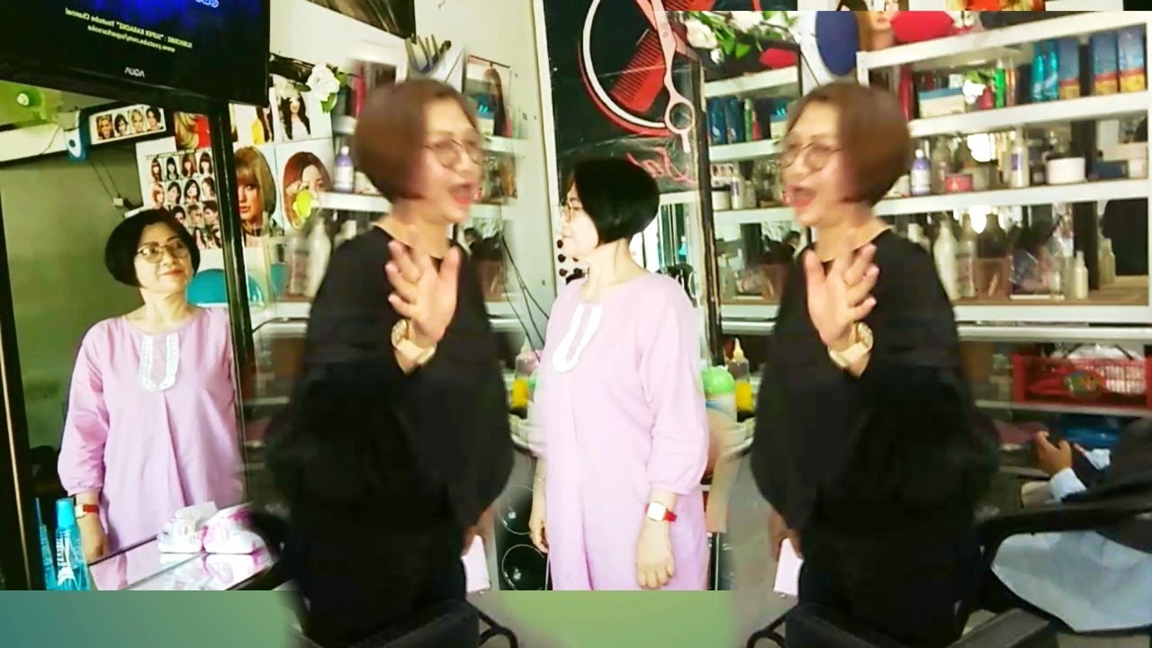 setelah setahun menghilang wanita cantik ini datang lagi untuk potong rambut