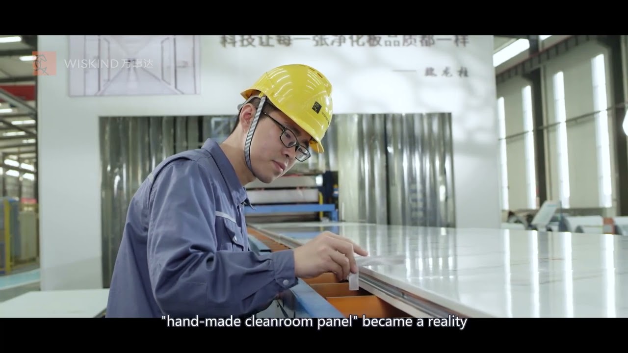 CLEANROOM PANELS AUTOMATIC CONTINUOUS PRODUCTION LINE