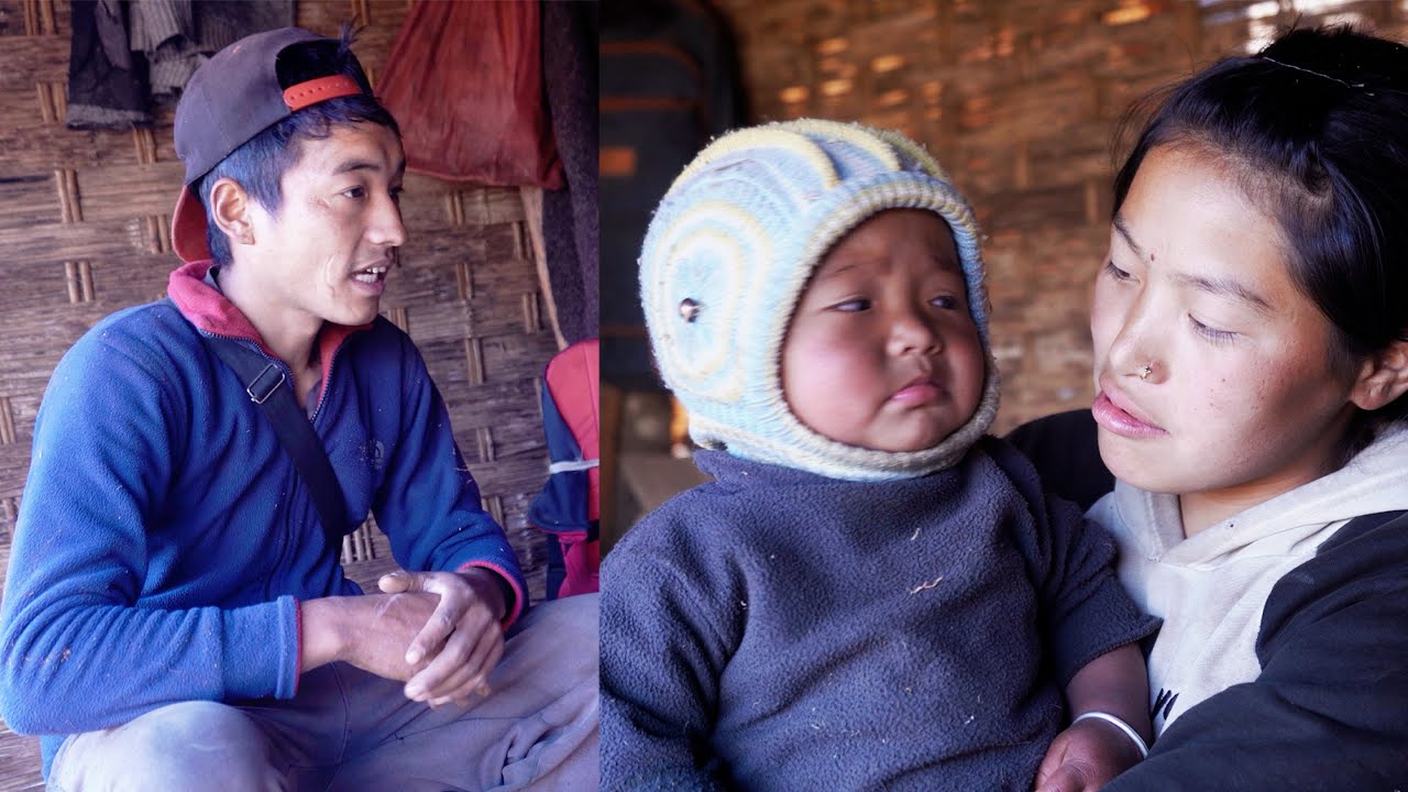 manjita collects firewood || shepherd life of rural Nepal @shepherdlifeofnepal