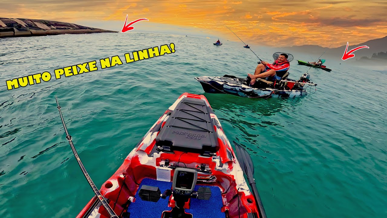 TINHA MUITO PEIXE GALO NESSA COSTEIRA | Pescaria de Caiaque.
