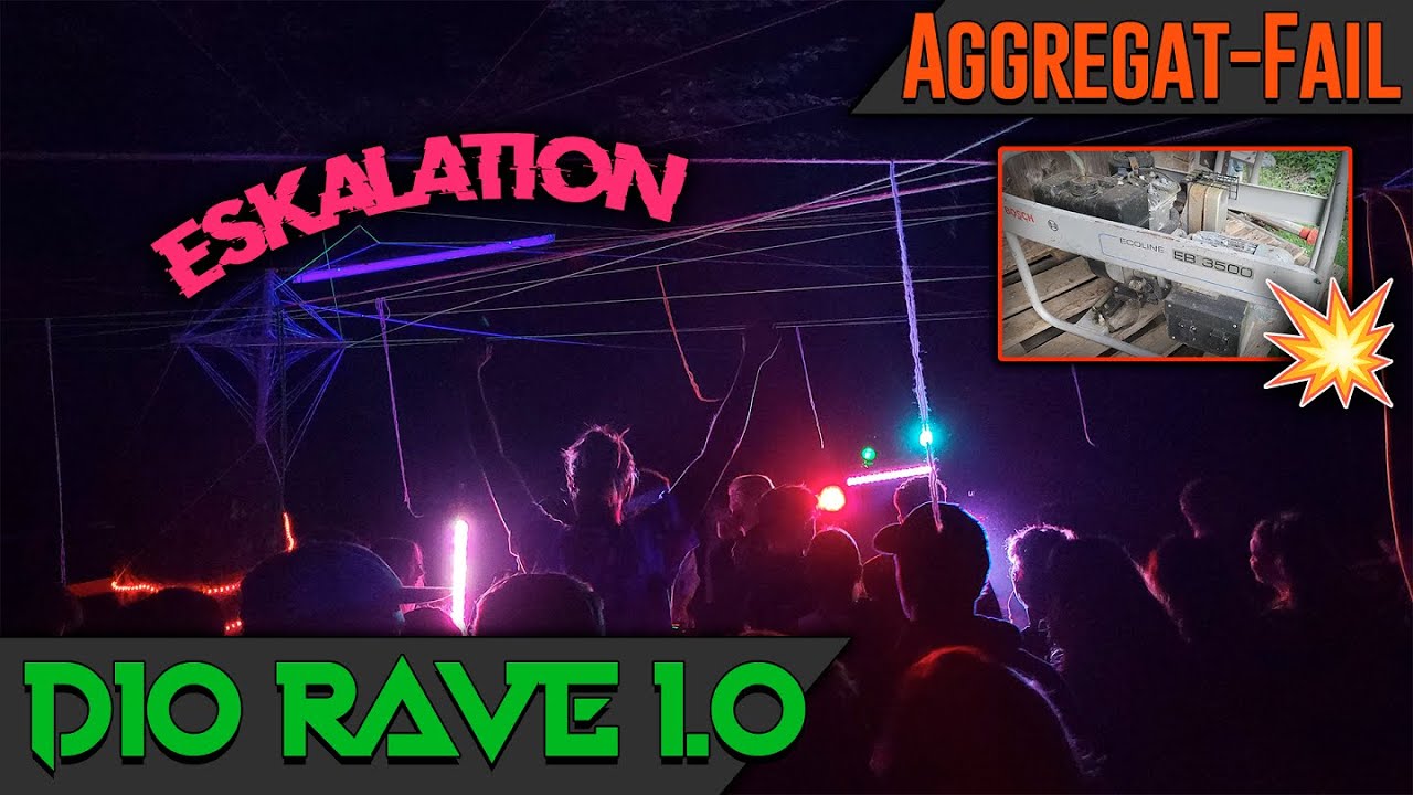 DIO-RAVE 1.0|!AGGI FAIL!|2x1,8 KW Treiber ESKALATION|SAF184.50|UV-Technik