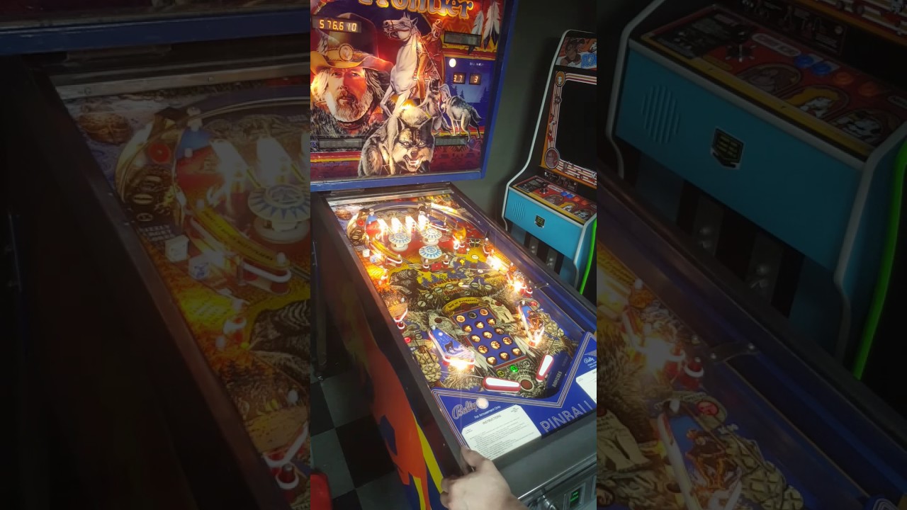 Bally FRONTIER pinball 1980 game play