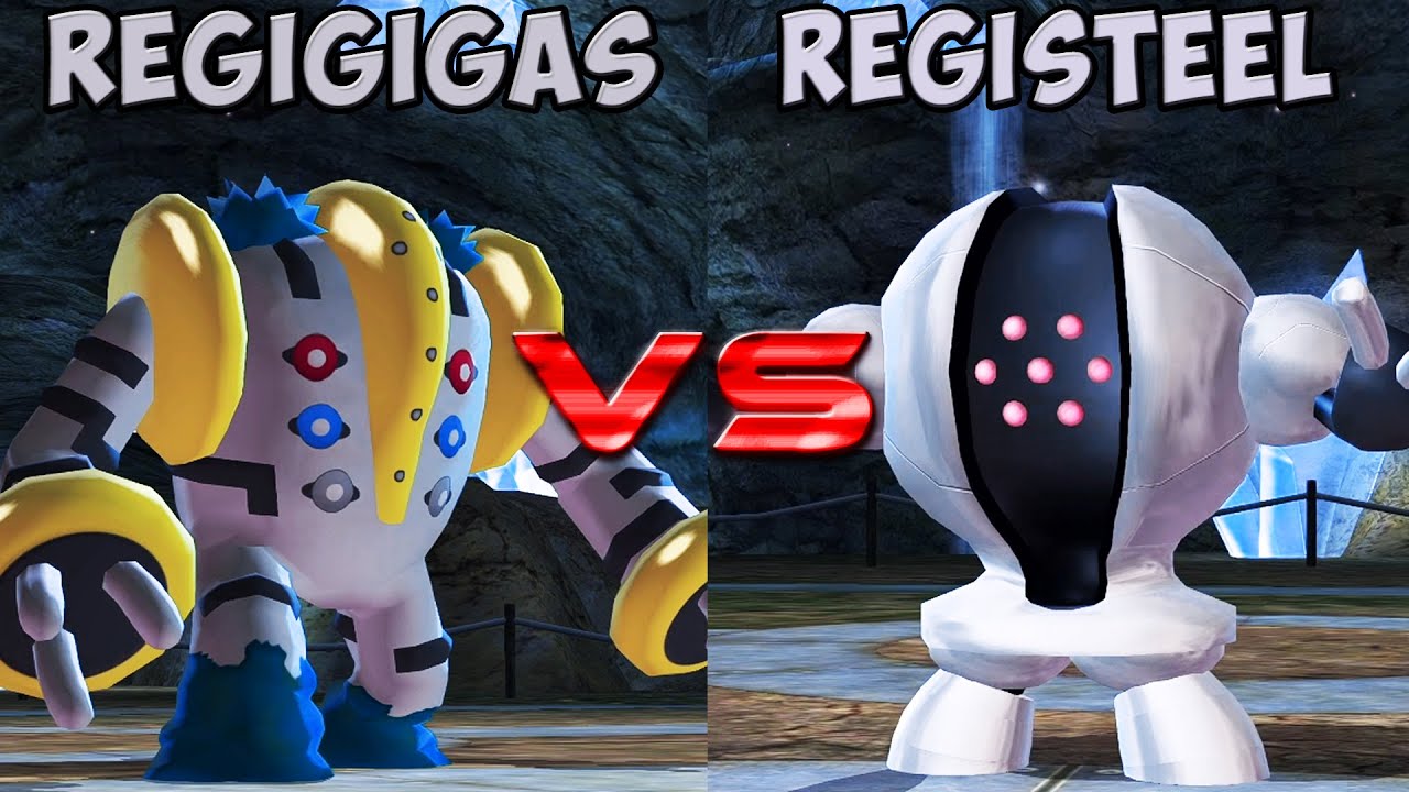 Pokemon battle revolution - Regigigas vs Registeel