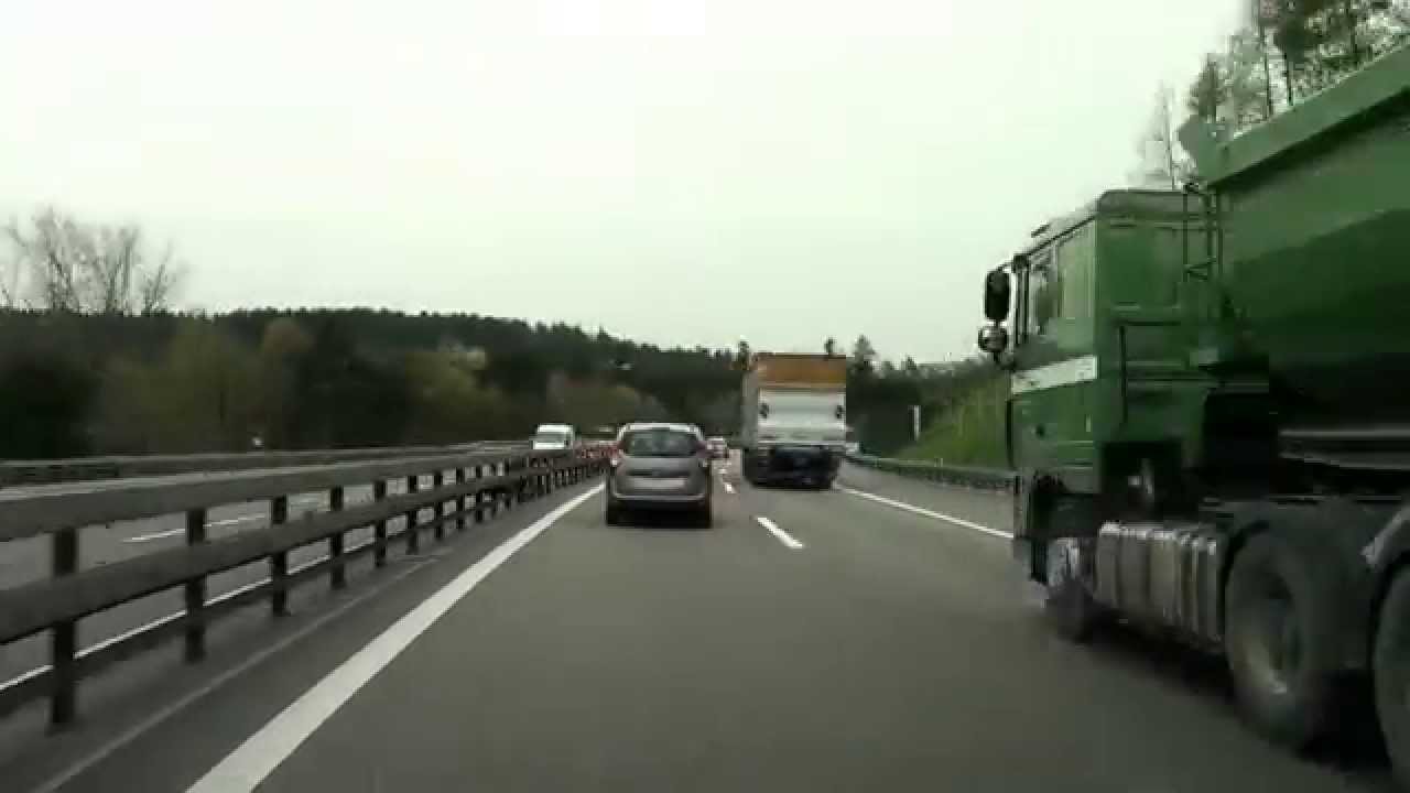 Driving from St. Gallen to Z&uuml;rich/ Switzerland/ 04.2014/ FullHD