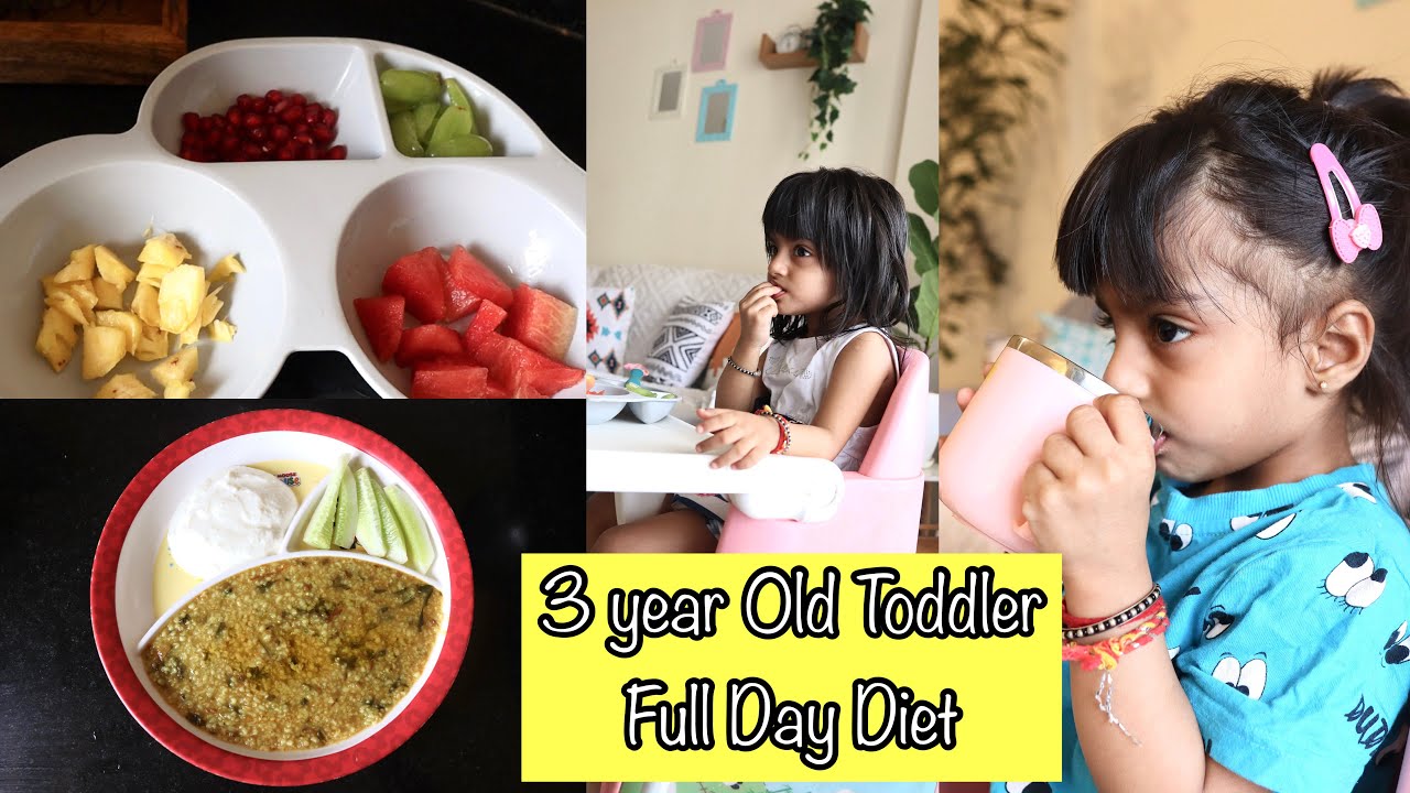 3 Year Old Toddler Breakfast To Dinner | पूरे दिन का INDIAN DIET !