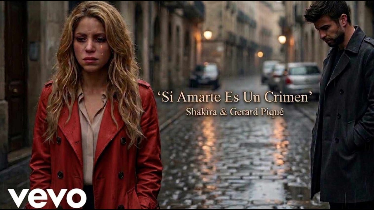 Si Amarte Es Un Crimen 💔 - Shakira y Gerald pique ( oficial Letra video 2026 )