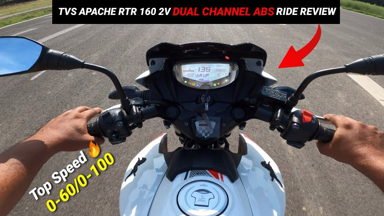 2025 TVS Apache RTR 160 2V Dual Channel ABS Model Ride Review | New Update| Price & Mileage