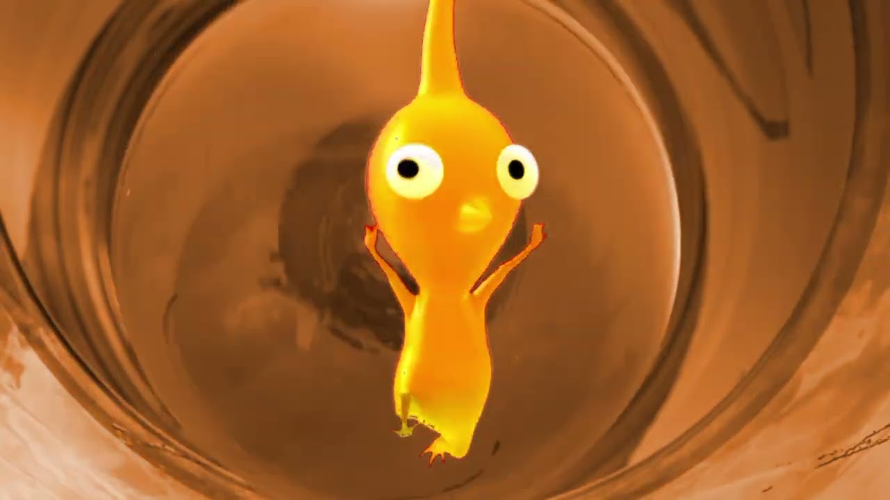 Catching Pikmin/almost of roll up the Pikmin and on fall very stressed#inspired#preview 