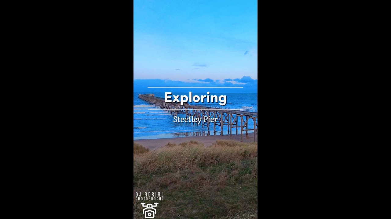 🌅 Exploring Steetley Pier: Hartlepool’s Coastal Gem at Sunset 🚁