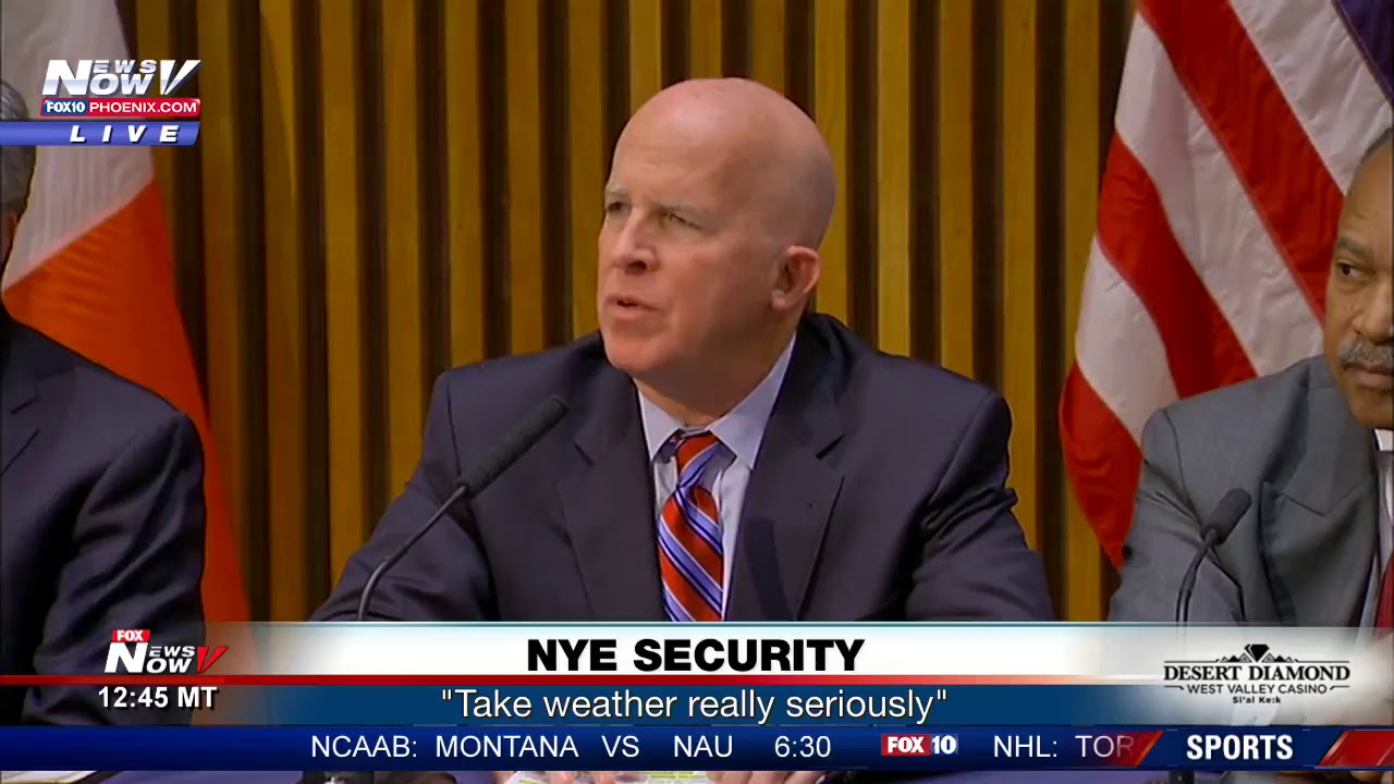 FNN: NYE security presser in NYC, Pinal County traffic incident
