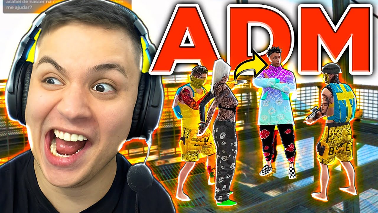 VIREI ADM e ENGANEI UM INSCRITO no GTA RP 😂 (Paulinho o LOKO)
