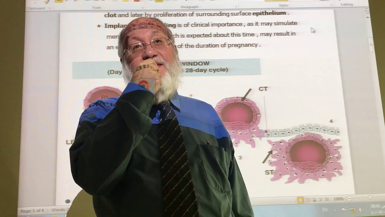 General embryology  11  (   Implantation  ) , by dr. wahdan