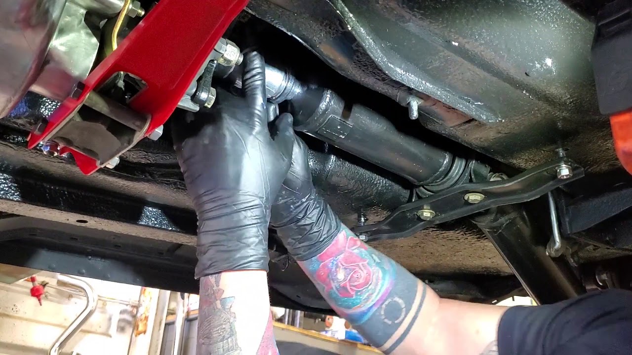 1979 Fiat Spider 124, installing drive line and mounts