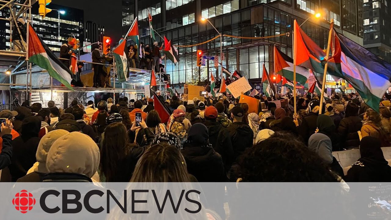 Pro-Israeli, pro-Palestinian rallies draw crowds in Toronto, Montreal