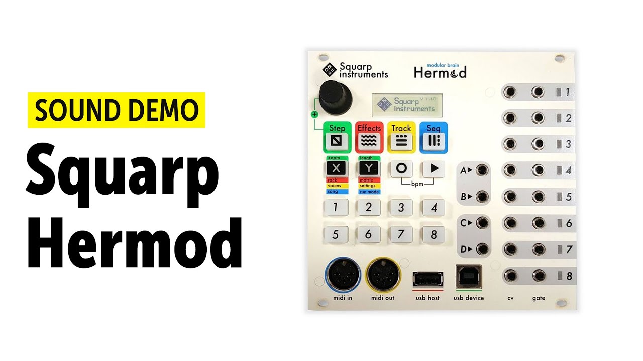 Squarp Instruments Hermod Sound Demo (no talking)