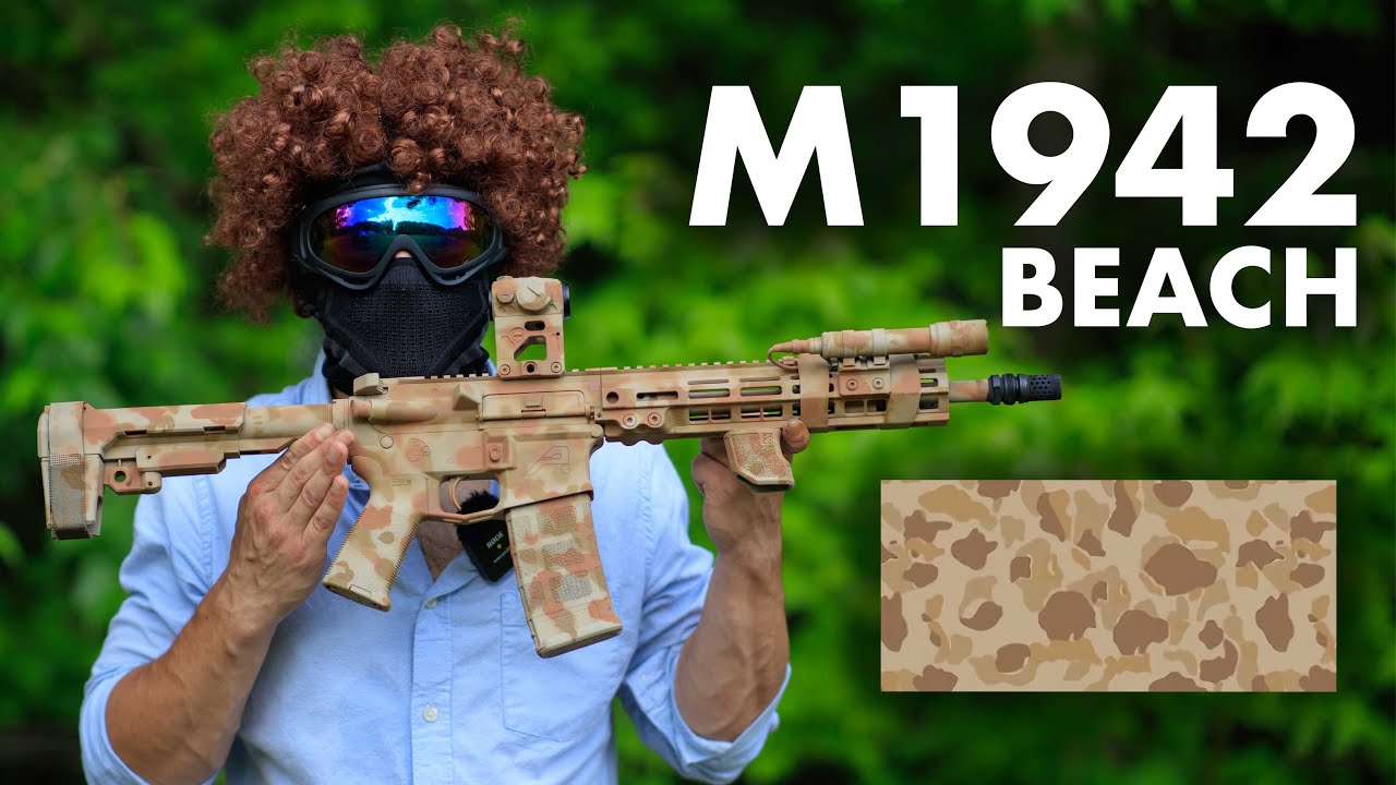 Paint Your Rifle: M1942 Beach Camo (Frogskin Arid)