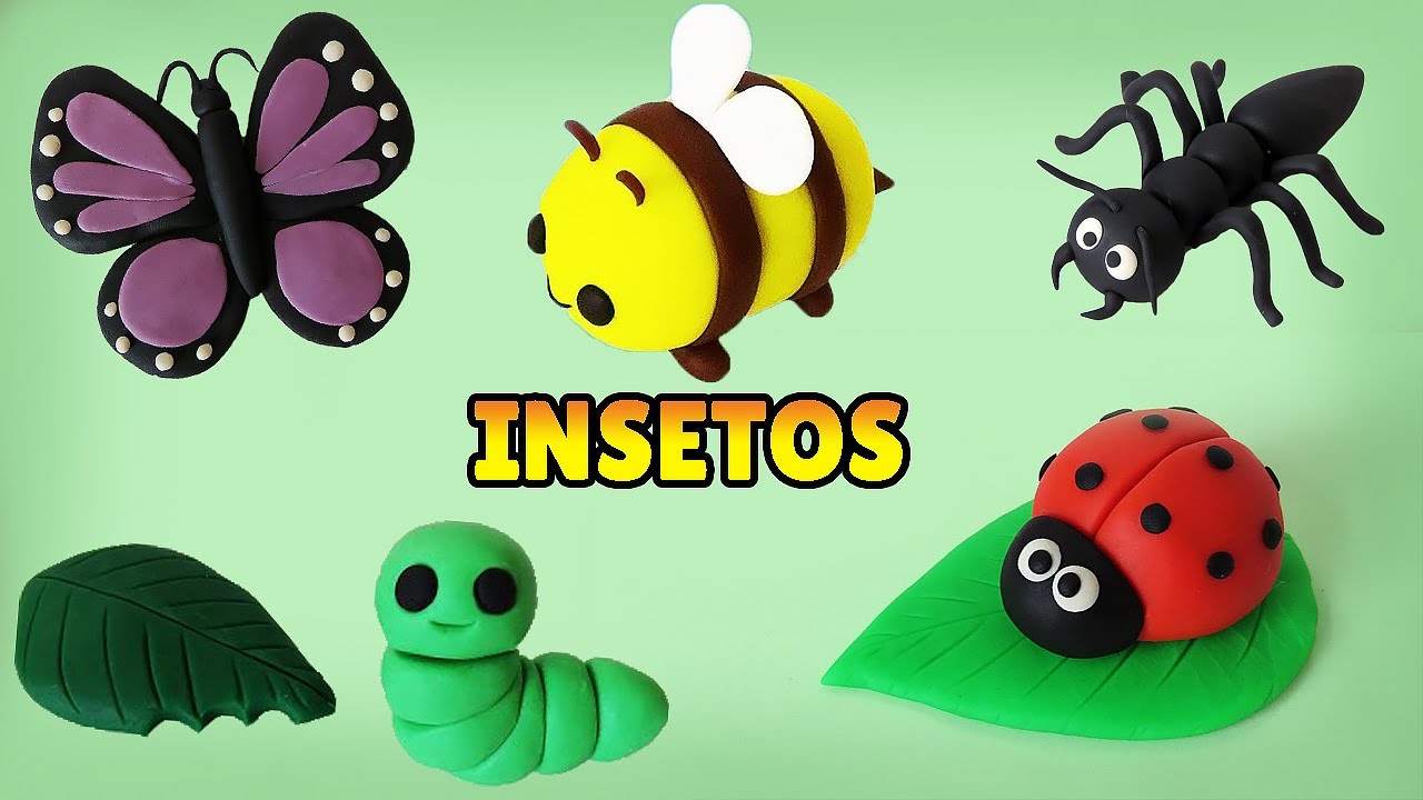 🔴 DIY ESPECIAL INSETOS!! - Compilado Tutorial Fácil Biscuit clay Pasta Americana  Doh