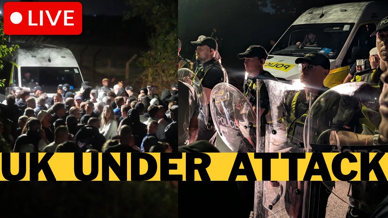 LIVE: UK Borders Collapse - Protesters CLASH With Police - Illegal Migrants Invade England