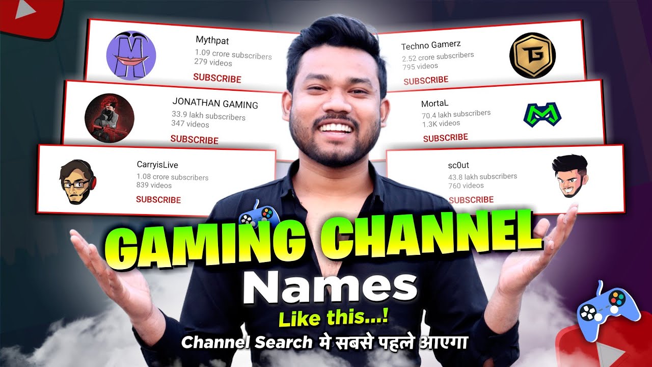 Gaming Channel Name Ideas (2025)🔥💯 : How to Choose Gaming Channel Name (BEST & UNIQUE) 😱