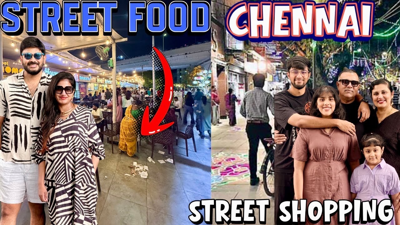 Shopping At Pondi Bazaar & Street Food In Chennai 