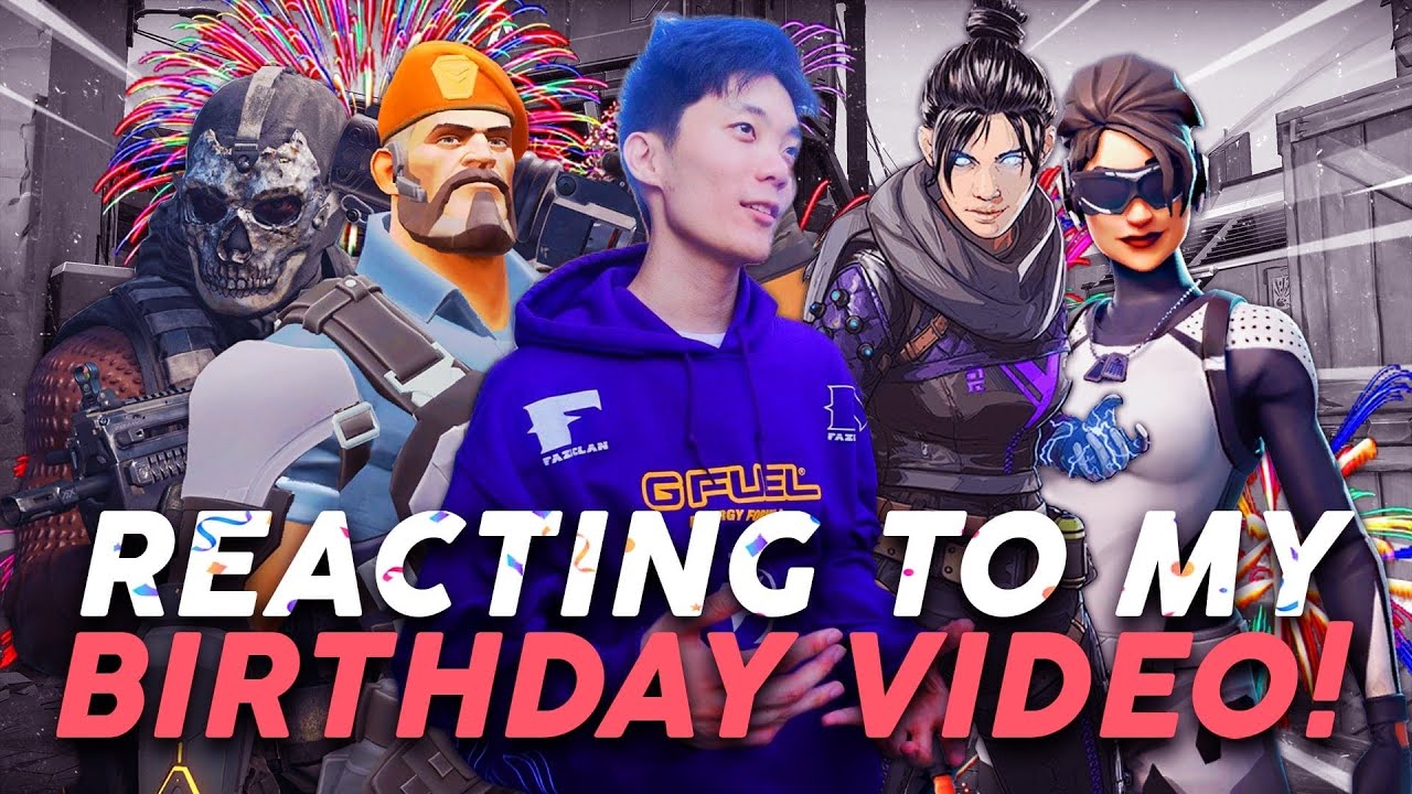 Reacting to My BIRTHDAY VIDEO!