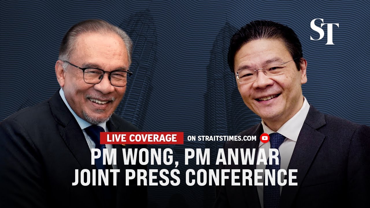 [LIVE] PM Wong and PM Anwar hold first joint press conference