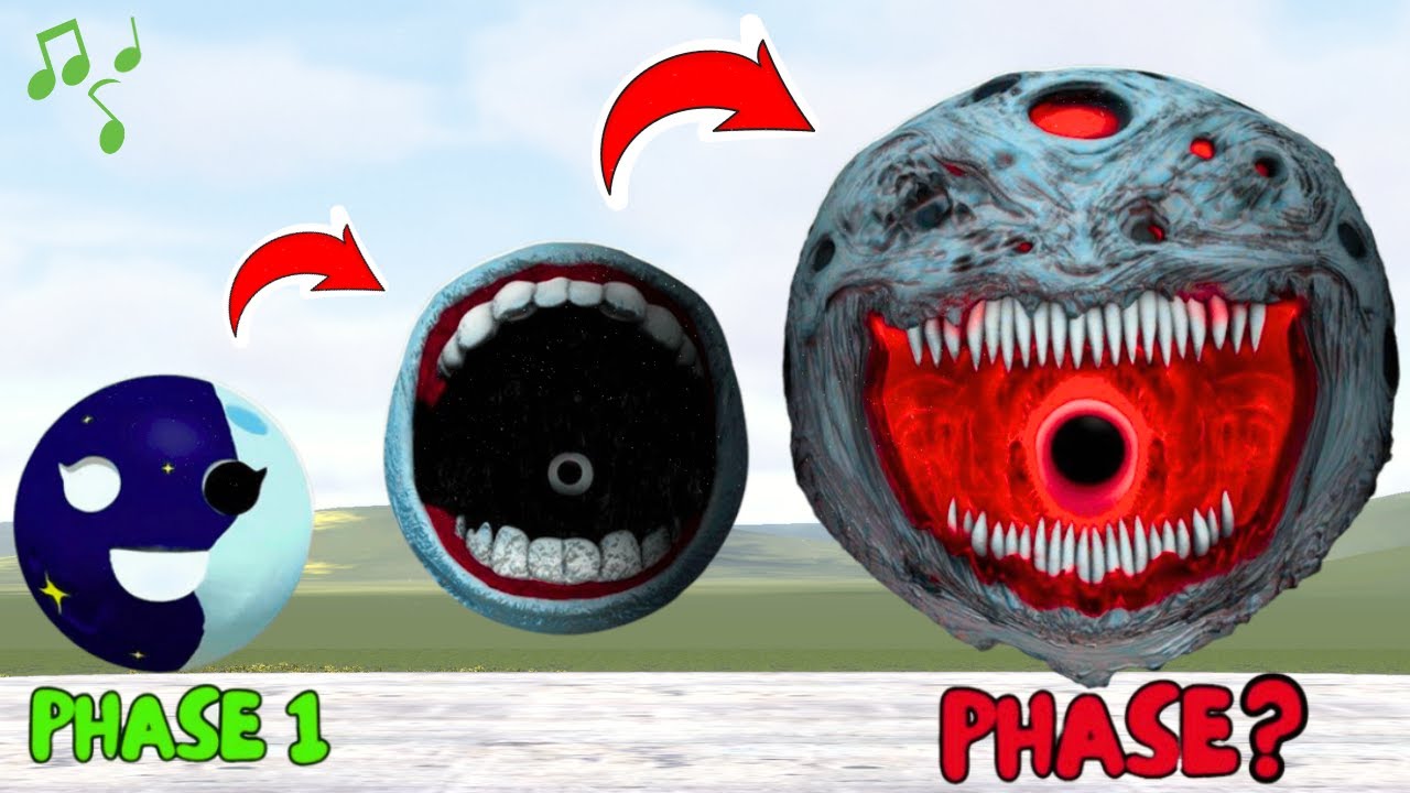 🌚NEW EVOLUTION OF ALL PHASES MISS MOON SPRUNKI In Garry's Mod!