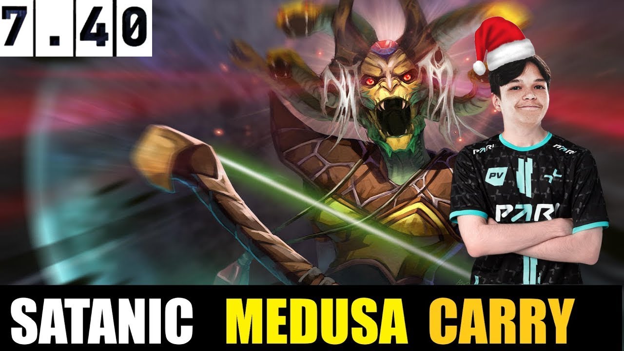🤯SATANIC[MEDUSA] HC 7.40 - DOTA 2 HIGHEST MMR MATCH#dota2gameplay   #dota2    #dota2gameplay