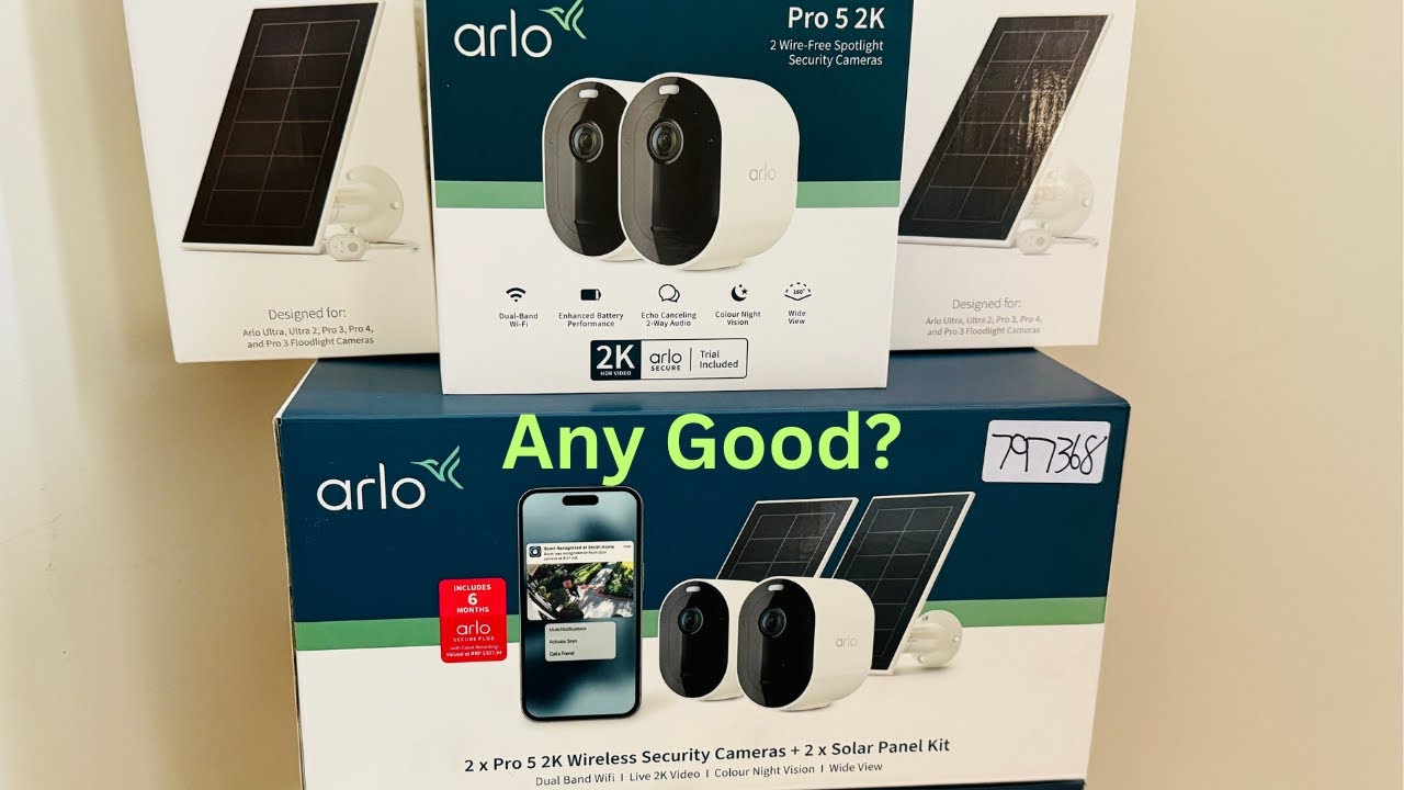 Распаковка Arlo Pro 5 с солнечной панелью | Полная настройка + первый взгляд