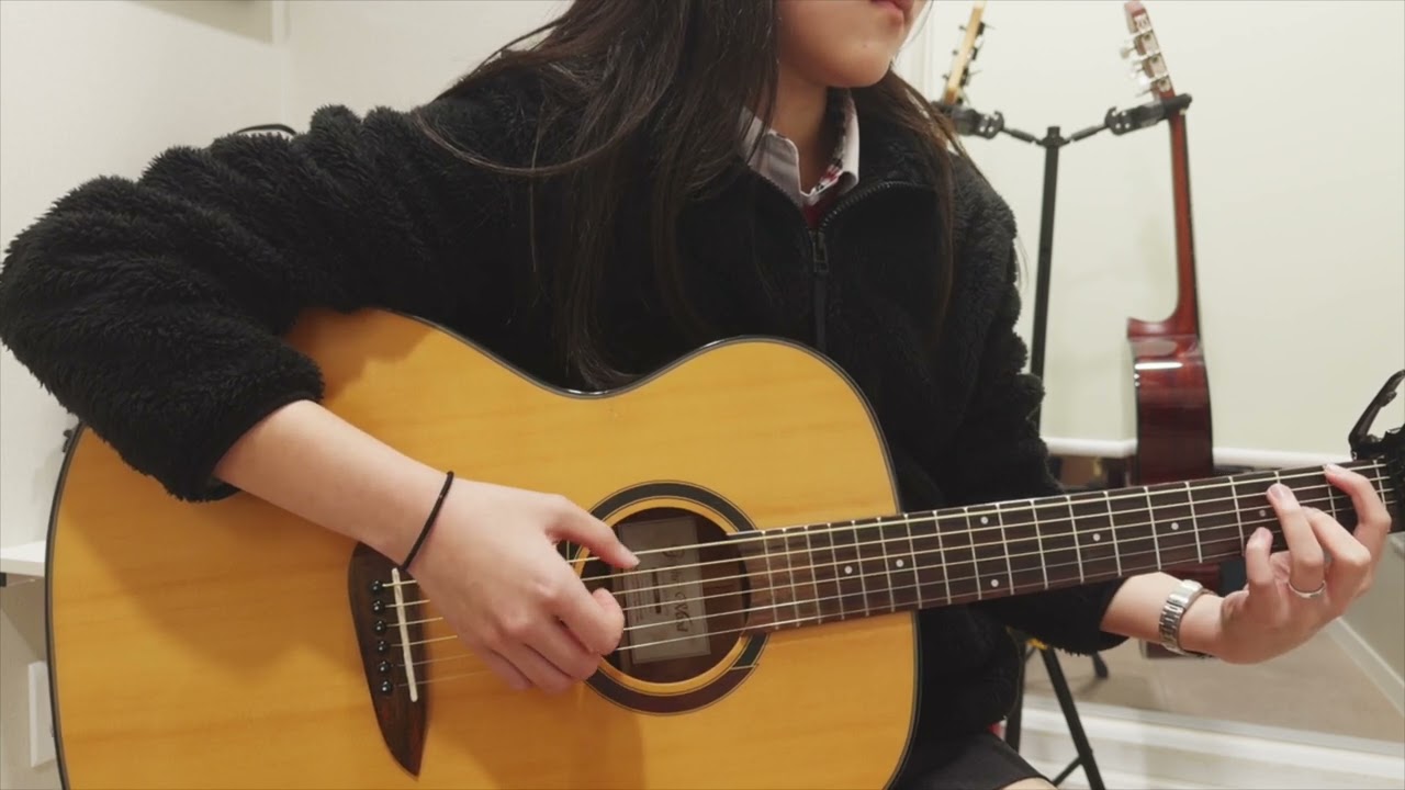 [기타커버] 여고생의 감성으로 재해석한 성시경 - '두 사람' (통기타 연주) | 대구 칠곡 쿠노기타실용음악학원