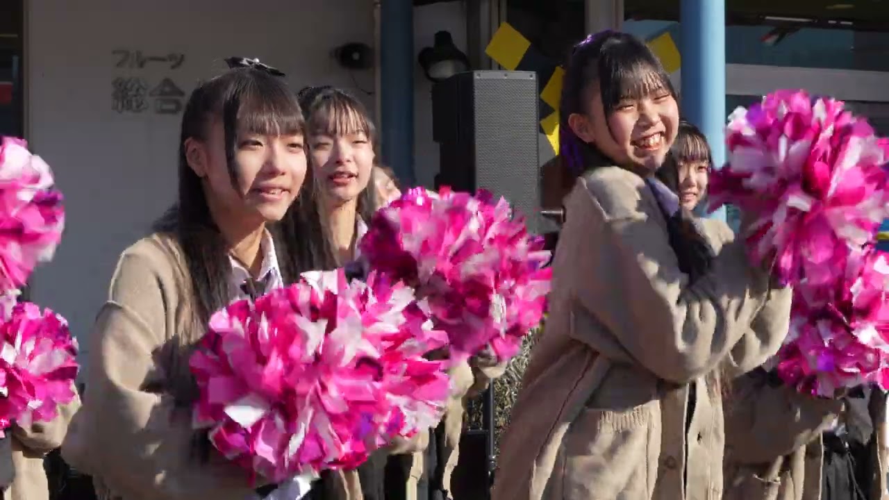 チアダンスRAINBOW鳥取の2025年締めくくりの開幕「わたしの一番かわいいところ」「EZ DO DANCE」 はっとう冬花火2025 20251229