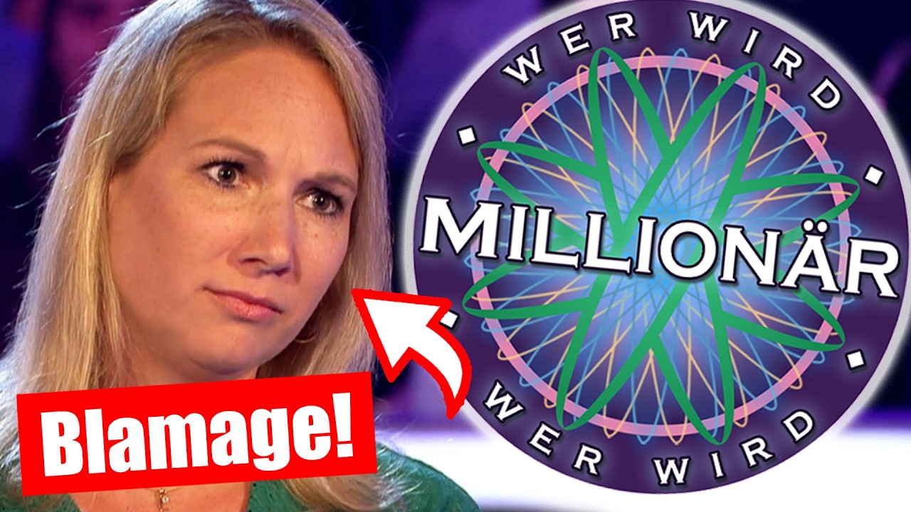 ABSOLUTE BLAMAGE bei WER WIRD MILLIONÄR!