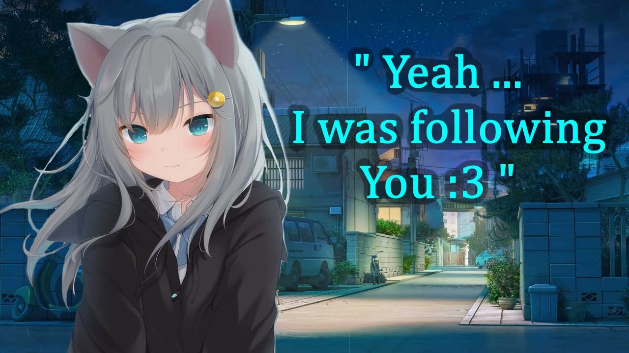 Cute Yandere Catgirl stalks You [PART 1] | x Listener | Anime ASMR | roleplay