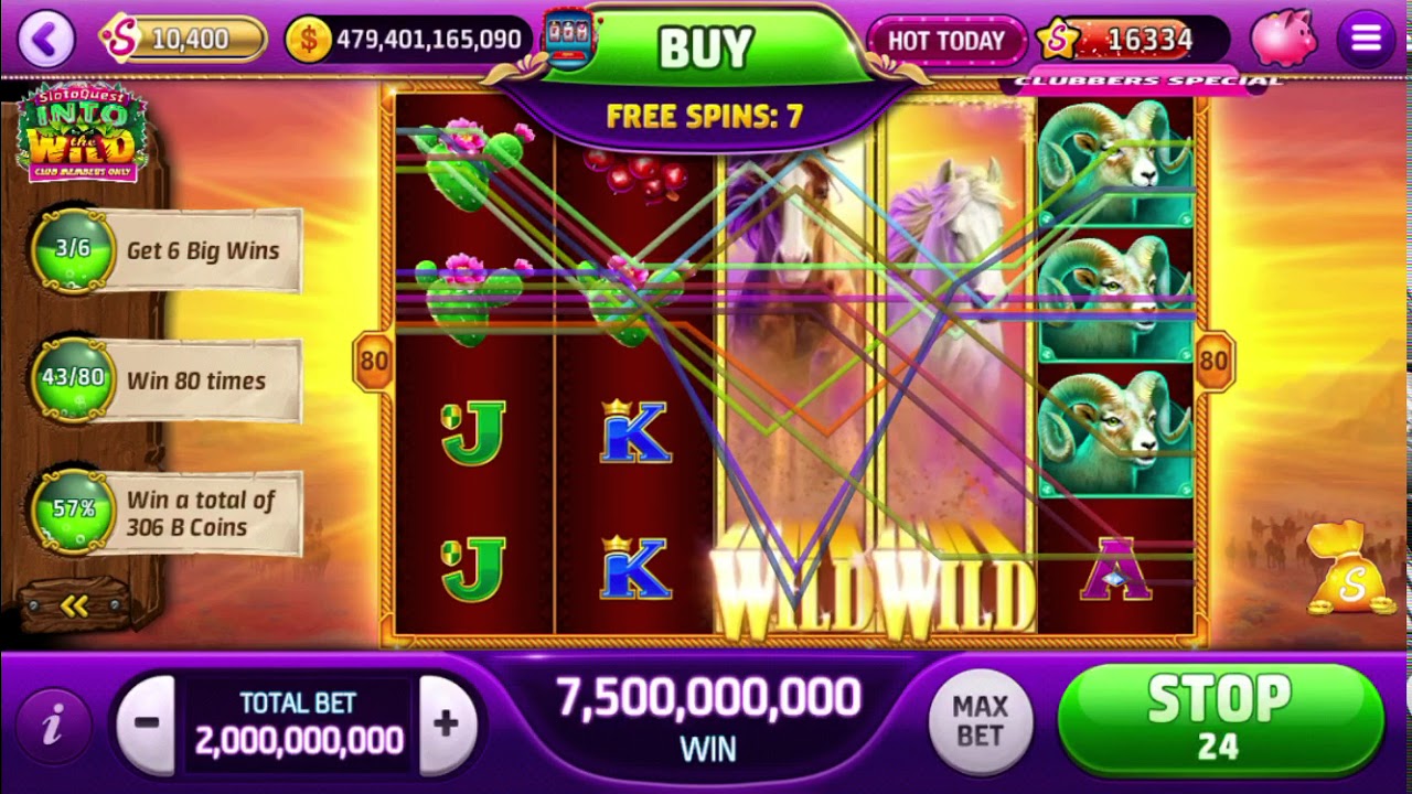 Slotomania - Mega Win Sticky Wild Reels Max bet