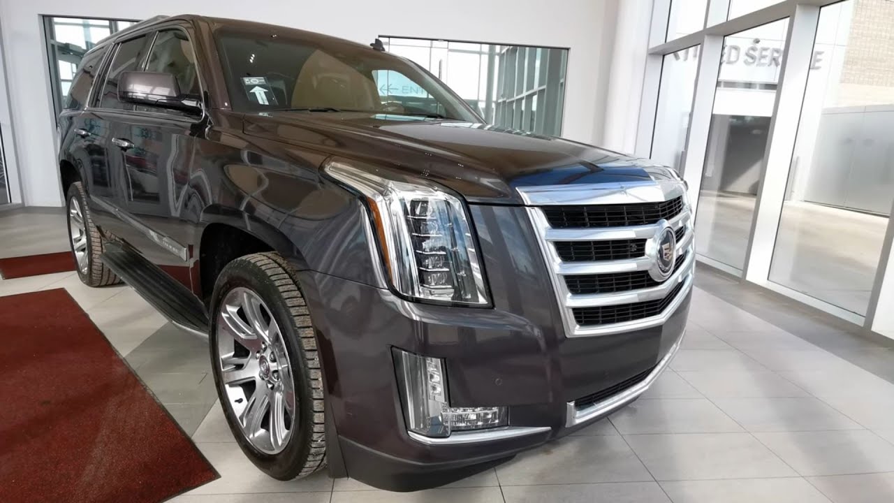 Gray 2015 Cadillac Escalade Premium Review   - Wolfe Cadillac Edmonton