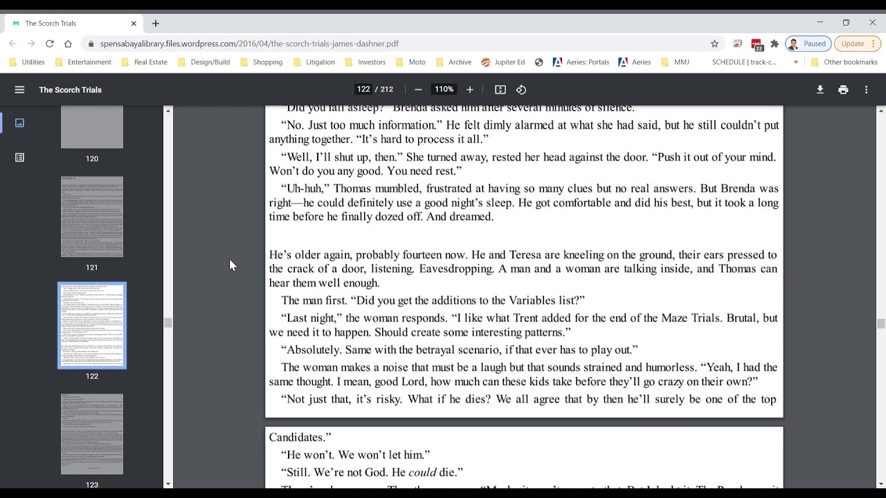 The Scorch Trials - Chapter 35
