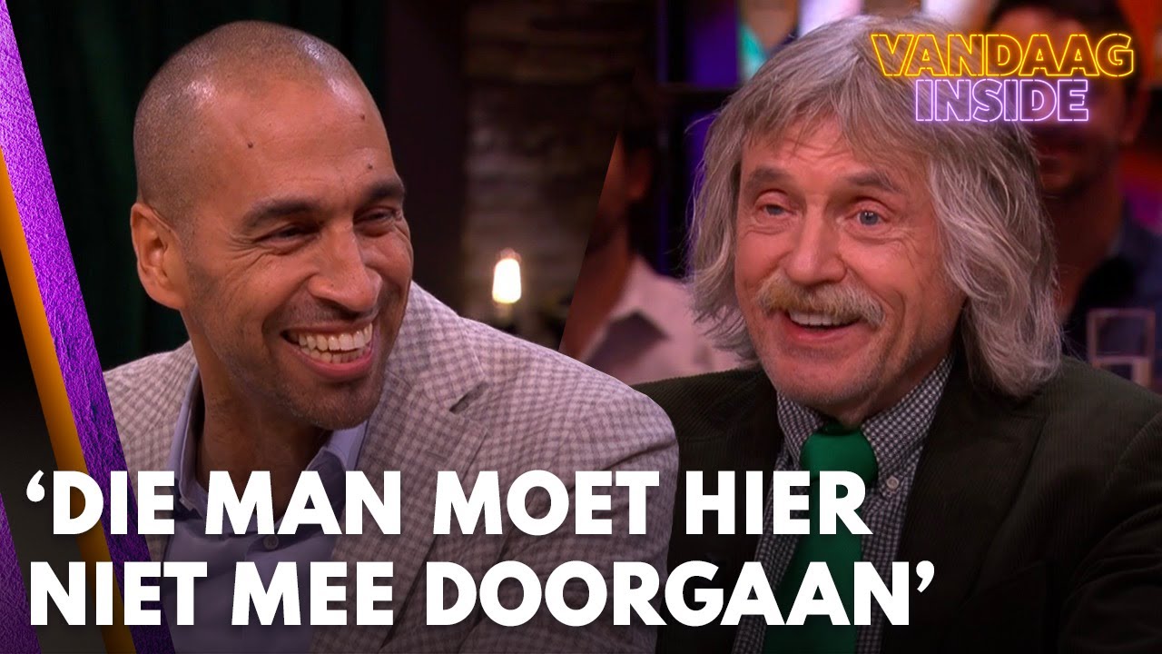 Johan wordt gecorrigeerd door Gerald Roethof: &lsquo;Wilfred, die man moet hier niet mee doorgaan&rsquo;