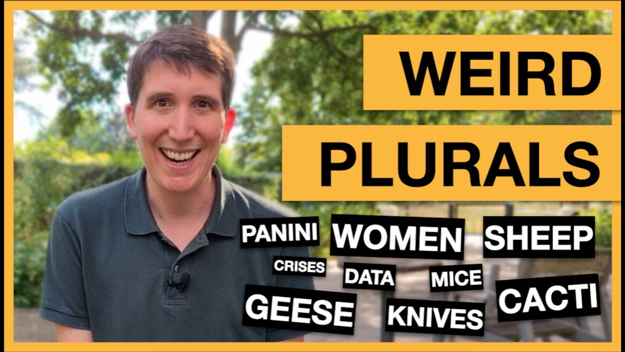 Weird plurals in English: Men, geese, sheep, knives and many more