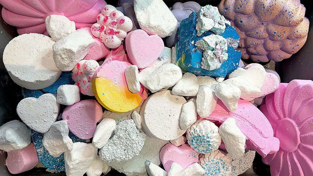 Variety mass crush | asmrgymchalk | please subscribe | crunchy | powdery | satisfying 