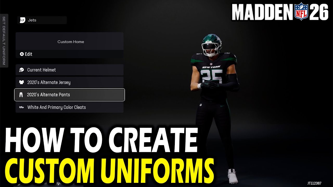 Как создать собственную форму в Madden 26