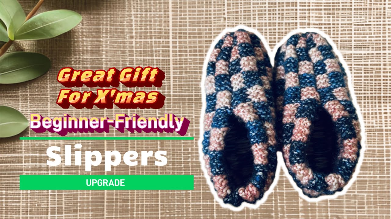DIY Knit New Grandmother Slippers #knitting #diy #slippers #freepattern