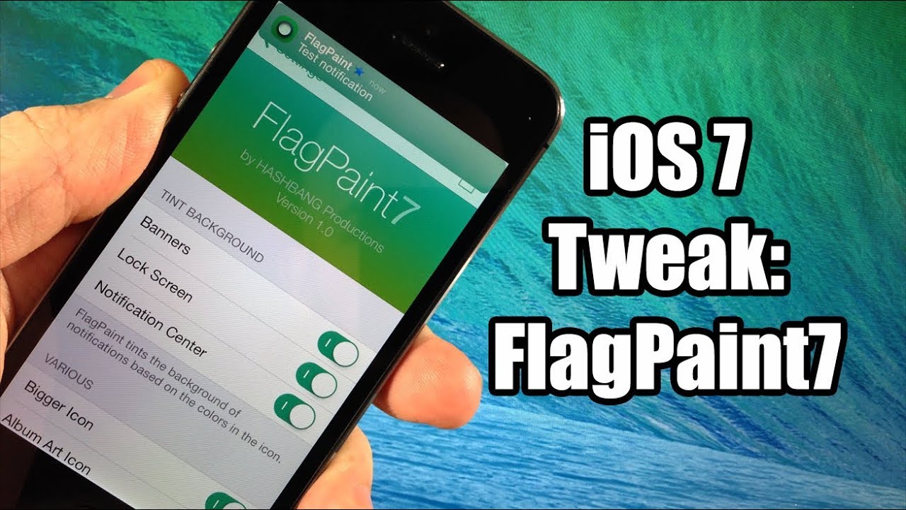 iOS 7 Jailbreak Tweak - FlagPaint7