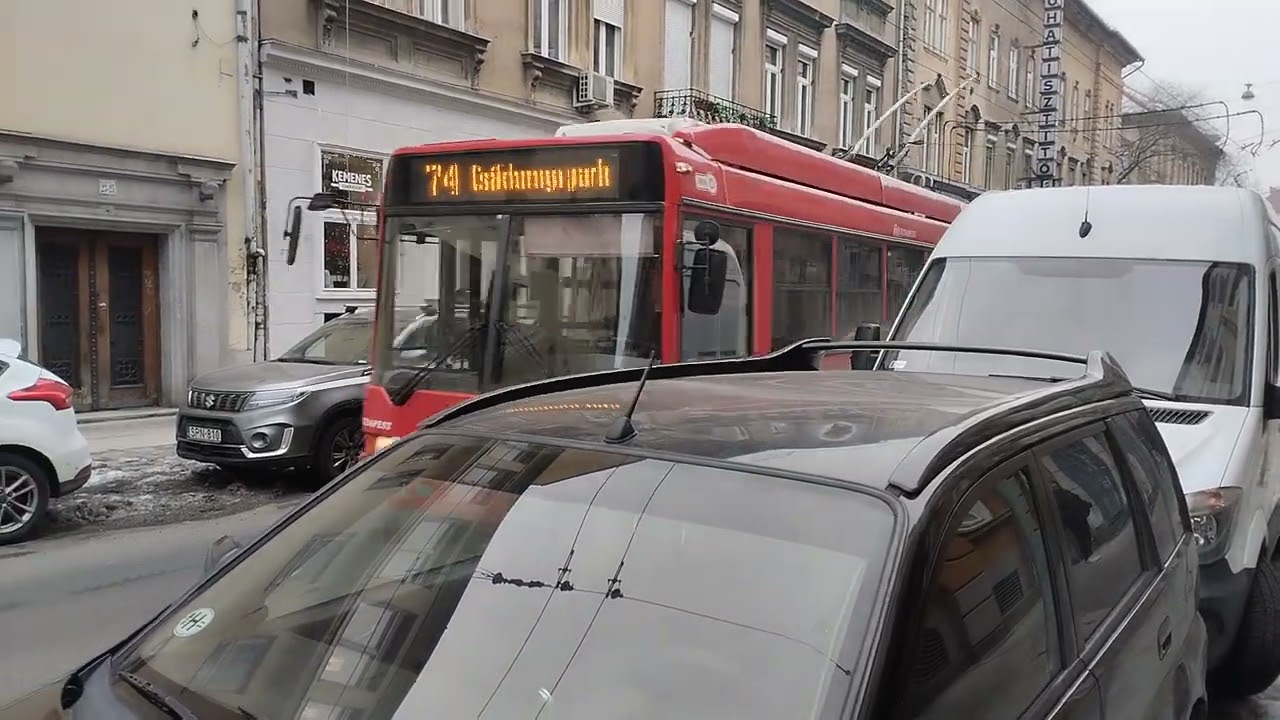 IKARUS 412 710 710 BKV BKK 78 TROLIBUSZ VONALÁN