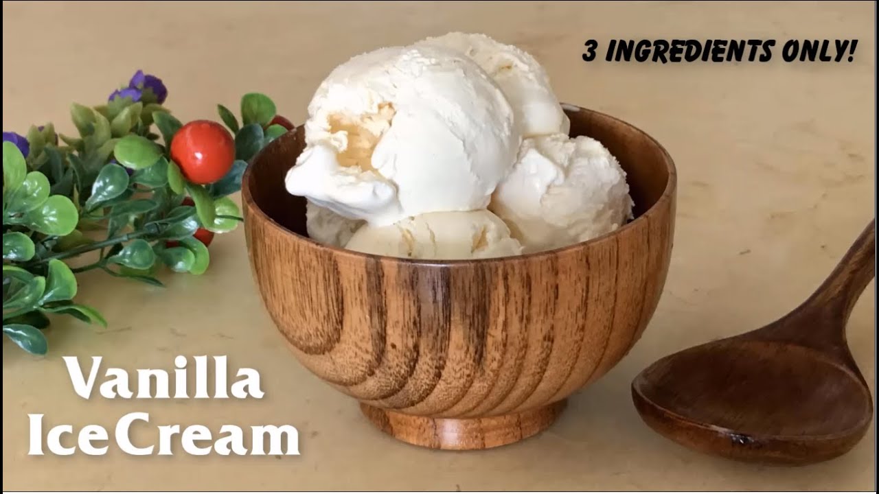 Vanilla Ice Cream Recipe | Homemade vanilla icecream | How to make vanilla ice cream