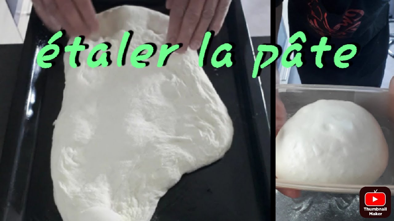 Comment_ étaler_ une pâte sur une_ plaque