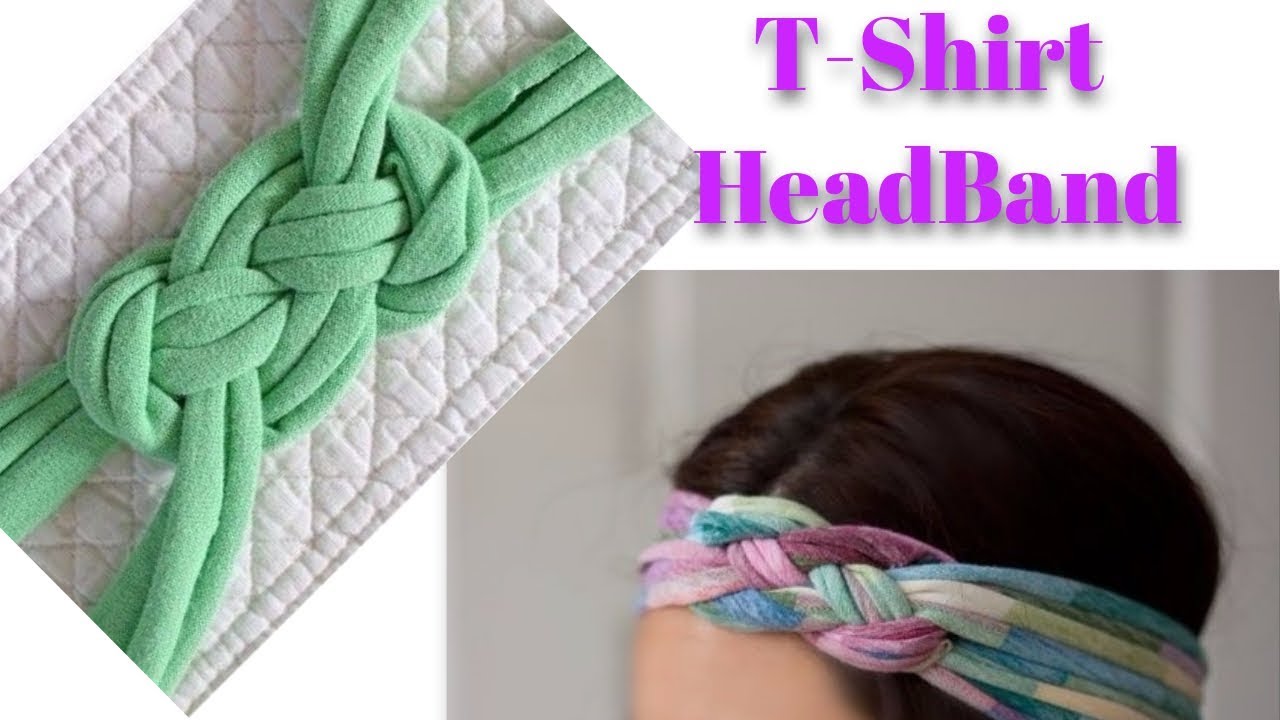 How To Make T-Shirt Headbands!!