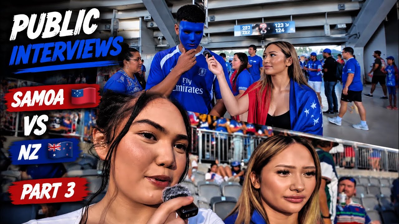 Samoa vs Nz part 3 🇼🇸🇳🇿 Interviews🎙️