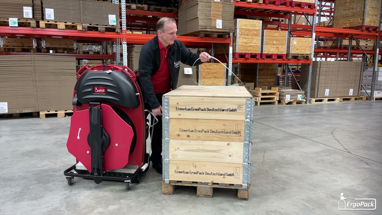 ErgoStrap - mobile, ergonomic pallet bander