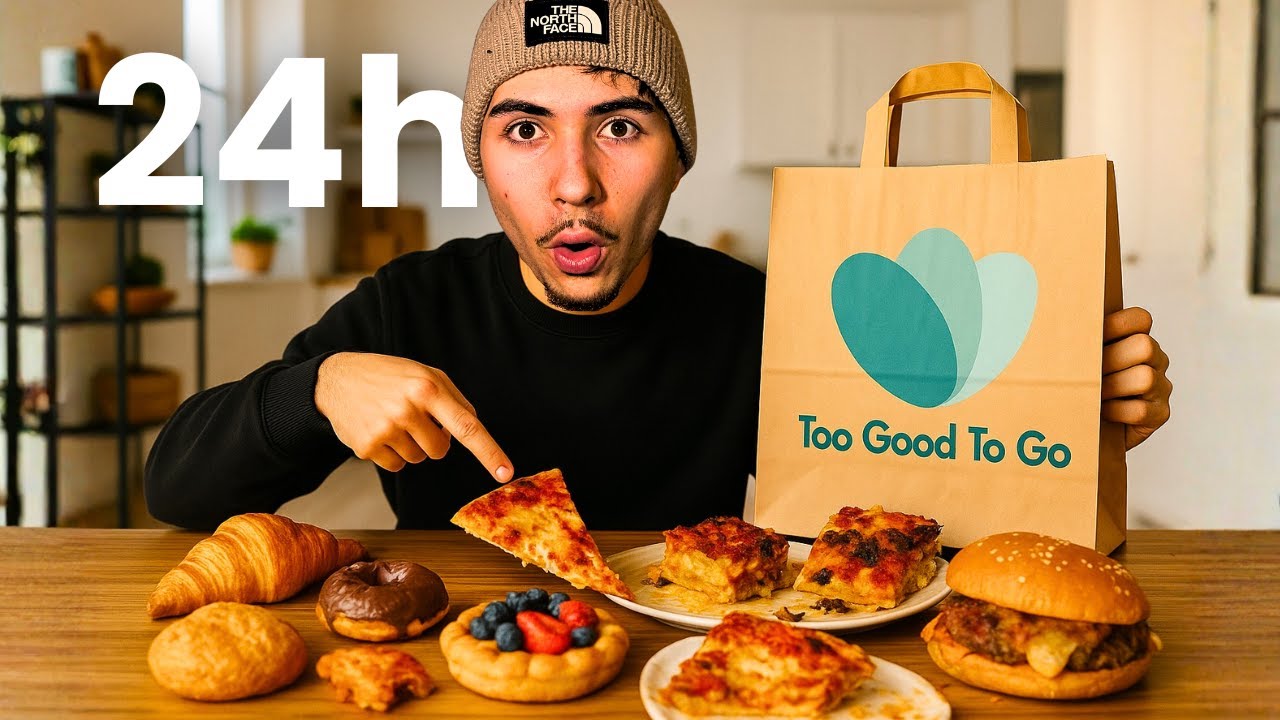 Ich lebe 24 STUNDEN nur von Too Good To Go in HAMBURG! 😱🍰